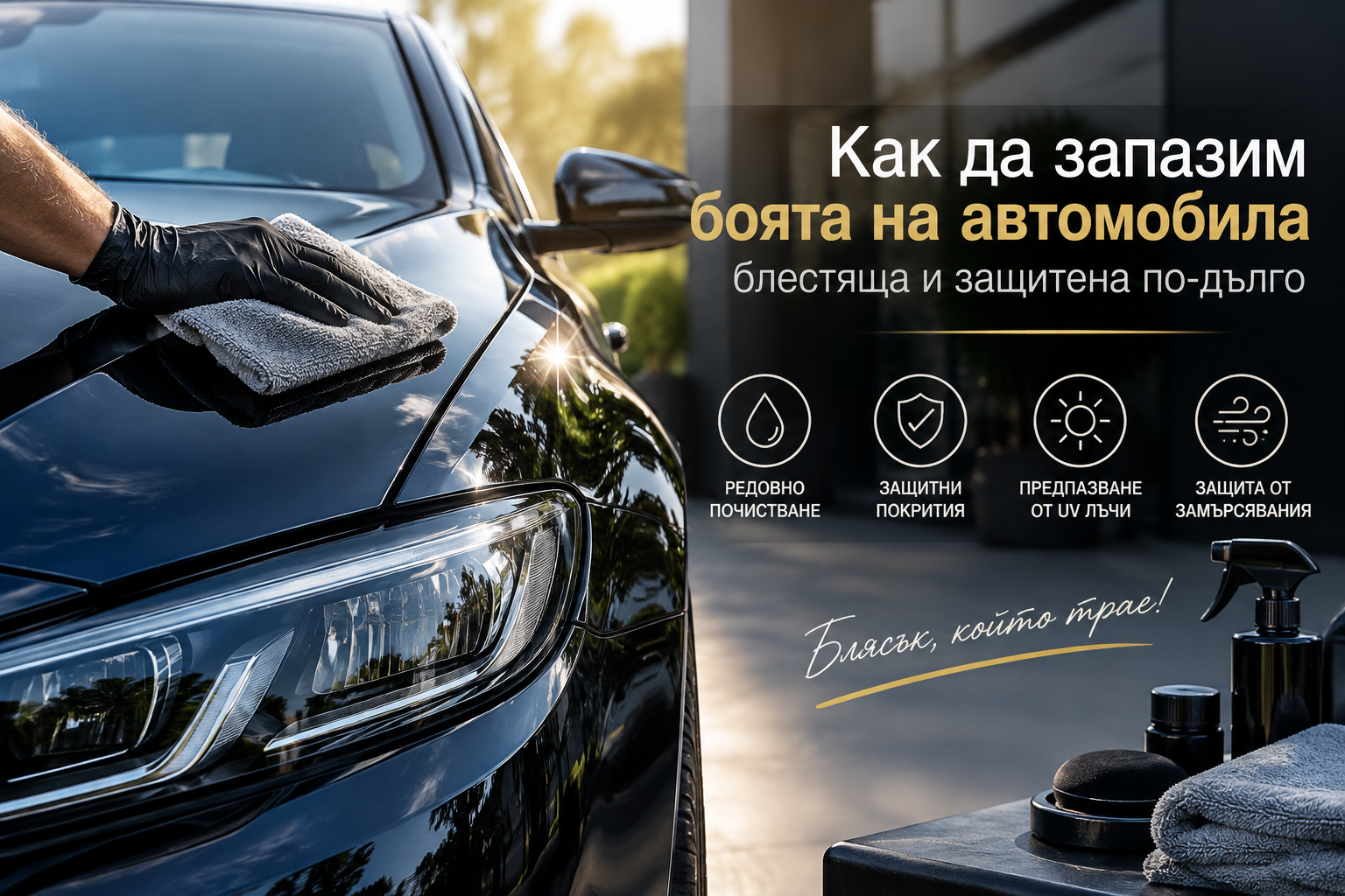 Как да запазим боята на автомобила блестяща и защитена по-дълго